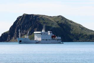 M/V Mikheev, South Georgia photo copyright Debra Shearwater